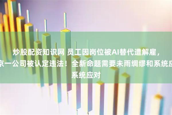 炒股配资知识网 员工因岗位被AI替代遭解雇，北京一公司被认定违法！全新命题需要未雨绸缪和系统应对